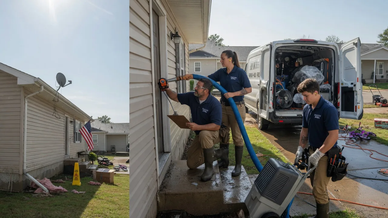 Ceiling Water Damage Restoration in Schneider, IN near me